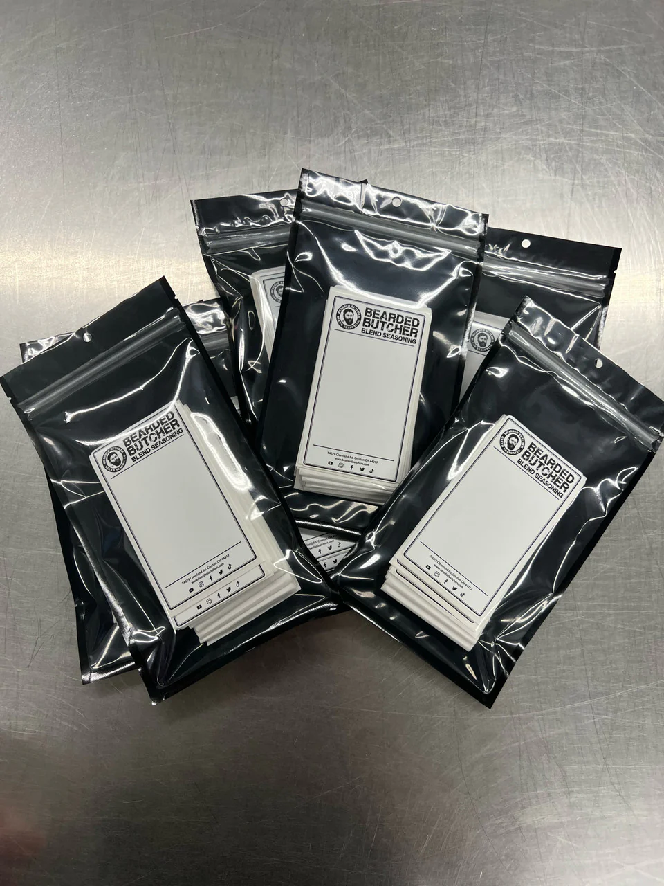 50 Pack of Bearded Butcher Blank Labels - Image 3