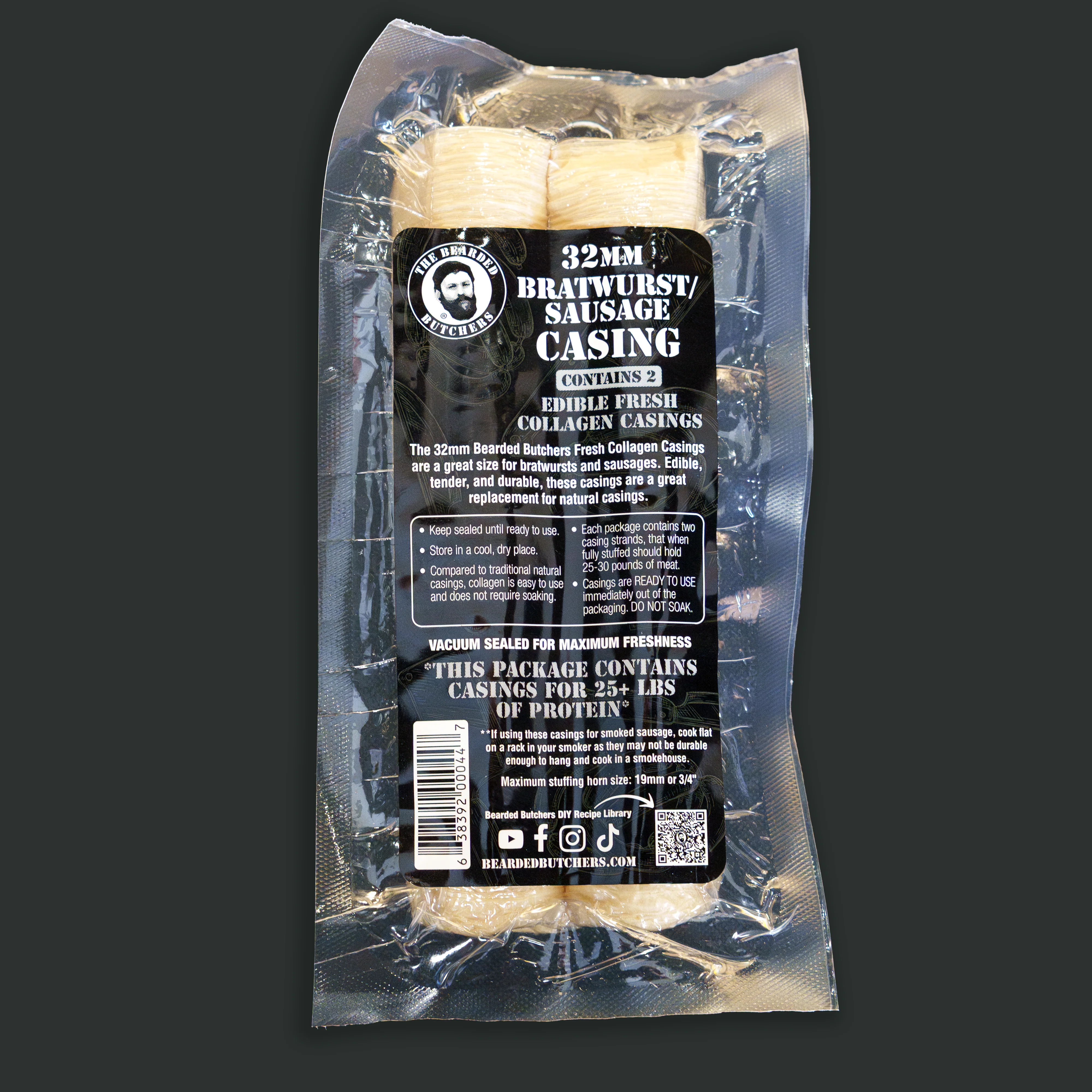 Southern Peach Bratwurst DIY Kit w/ Collagen Casings - Image 15