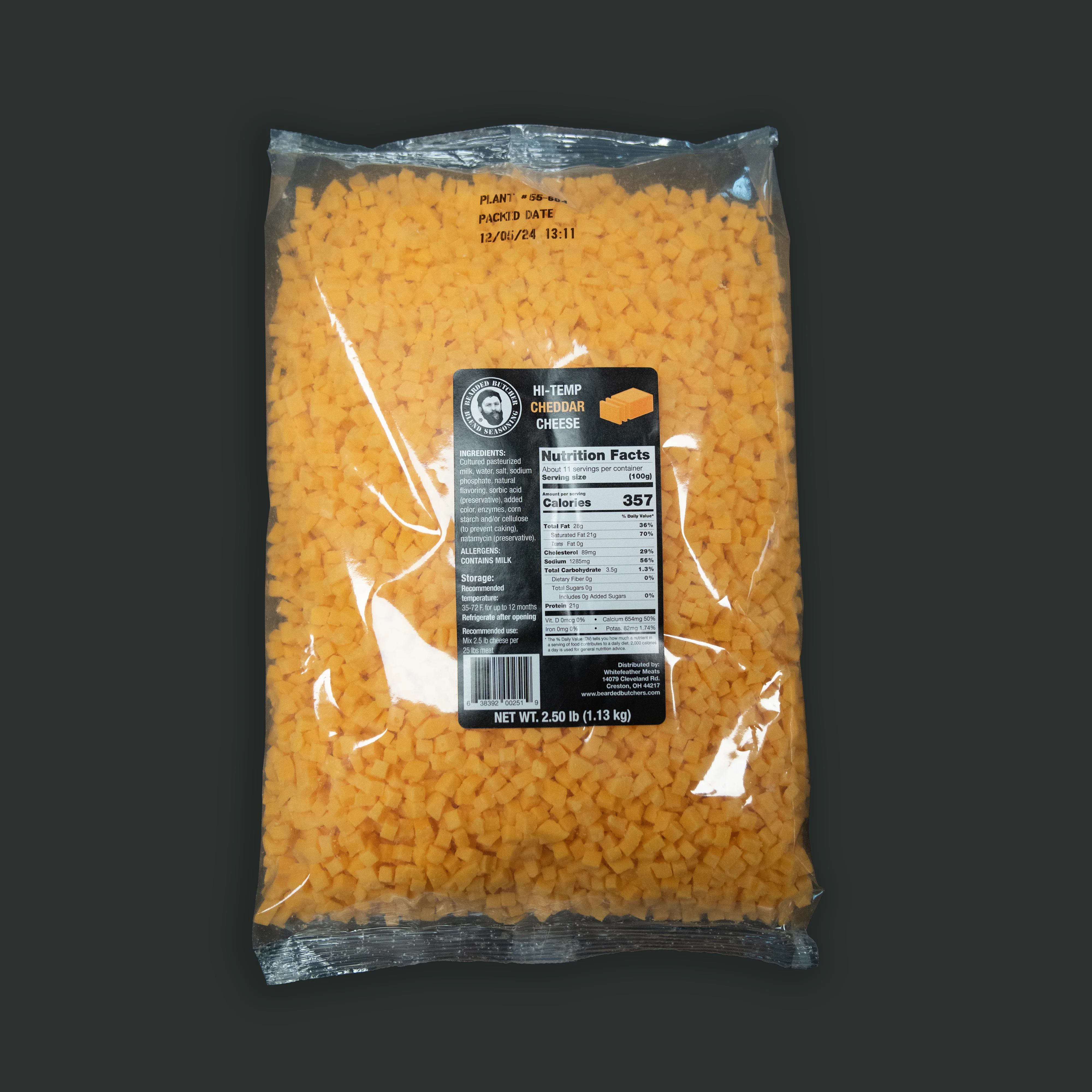 High Temperature Cheddar Cheese 2.5lb - Image 4